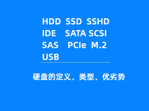 如何选购硬盘？HDD、SSD、SSHD、IDE、SATA、SCSI、SAS、PCIe、M.2、USB优劣势