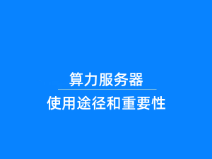 什么是算力服务器？算力服务器的使用途径和重要性，具体介绍
