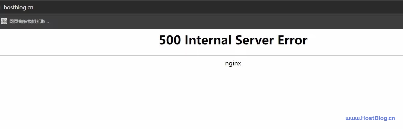 Nginx 500错误